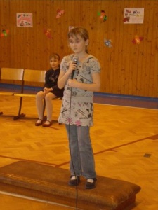 Maruška soutěžila za 4. třídu